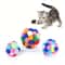 Playful Pounce Cat Plush Ball Toy With Bouncy Bell Ball Fun 3