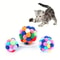 Playful Pounce Cat Plush Ball Toy With Bouncy Bell Ball Fun 3