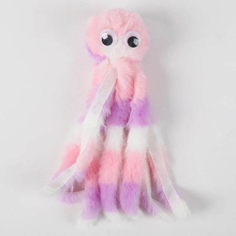 Cute Octopus Plush Interactive Cat Toy For Boredom Relief 6