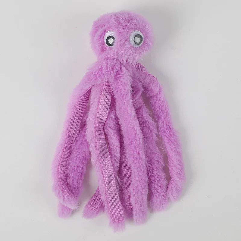 Cute Octopus Plush Interactive Cat Toy For Boredom Relief 8