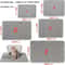PawClean DoubleLayer Cat Litter Mat Waterproof Litter Trapping Pad For Cleaner Floors 2