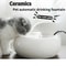 PureFlow Ceramic Cat Water Fountain Automatic Filtered Pet Drinking Fountain For Indoor Cats 0
