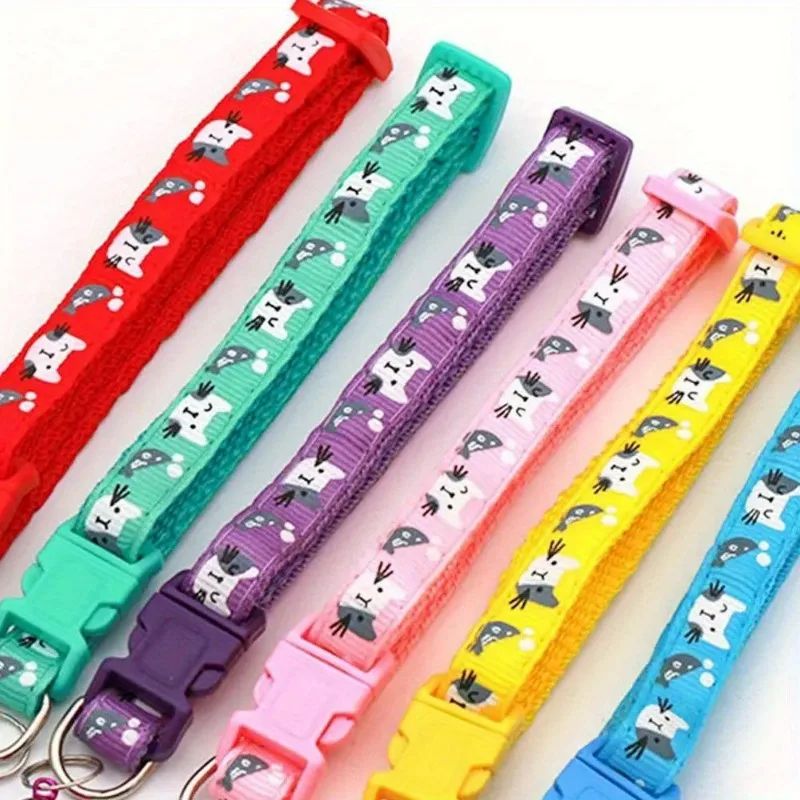 Personalized Reflective Cat Collar With Engraved Name Tag Bell 2