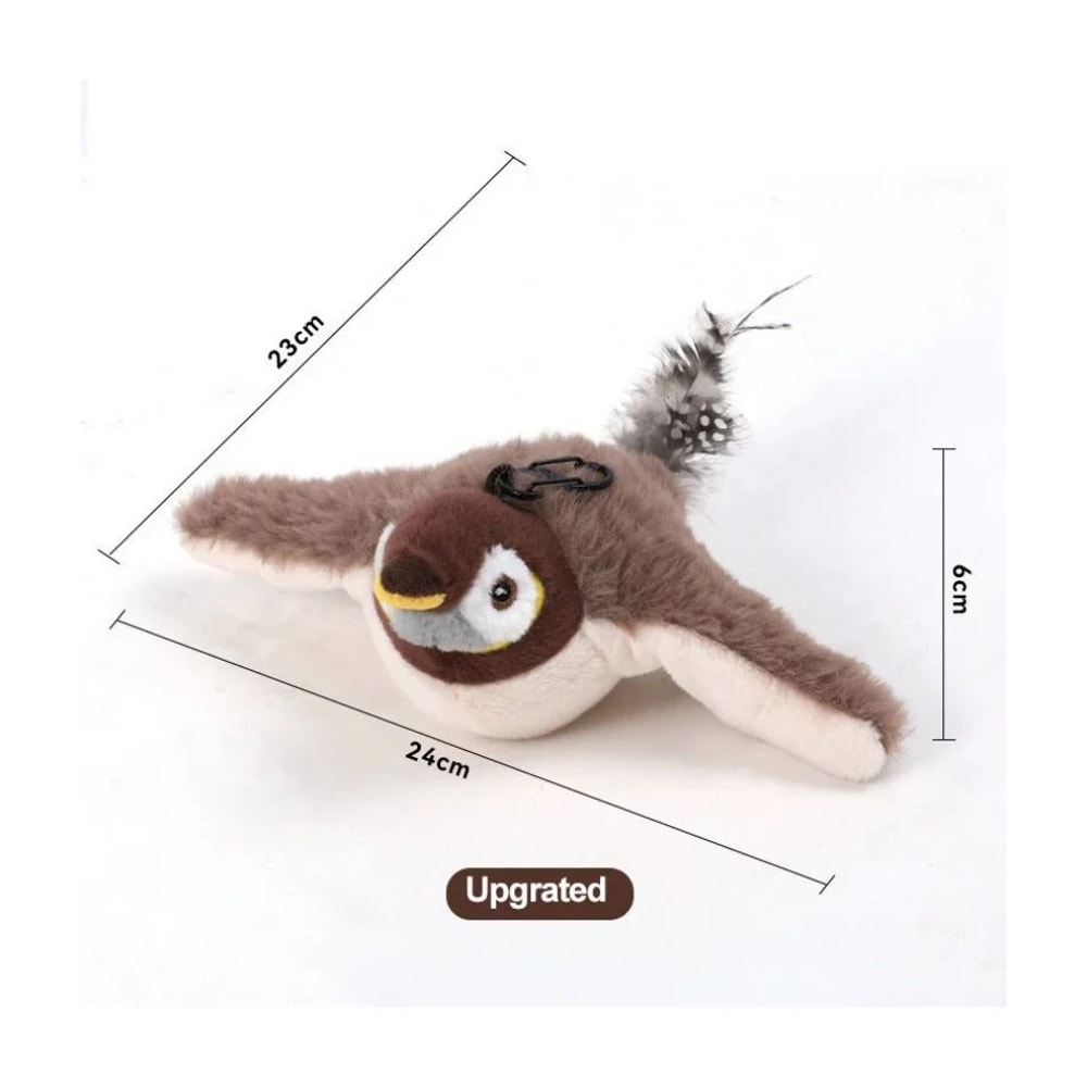 ChirpyWing Rechargeable Flapping Bird Interactive Cat Toy 3