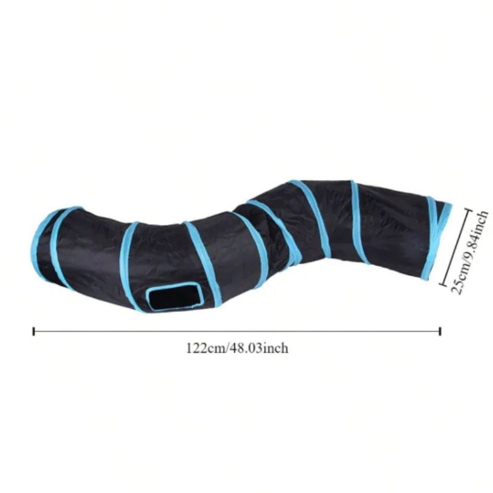Collapsible Cat Tunnel Toy For Indoor Cats And Kittens 6