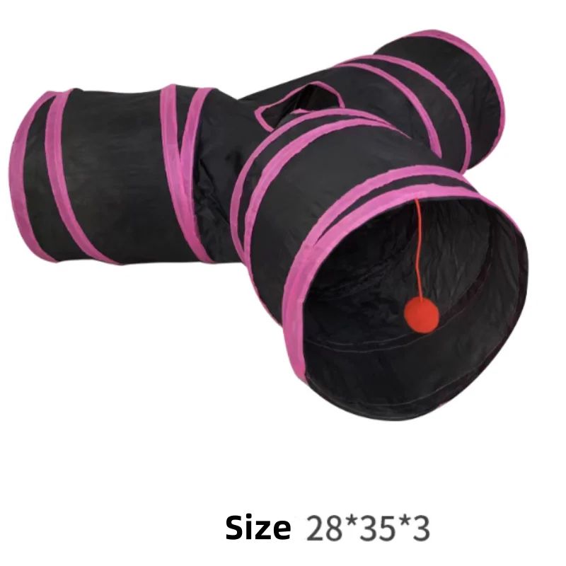 Collapsible Cat Tunnel Toy For Indoor Cats And Kittens 11
