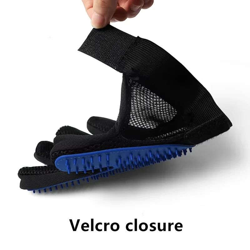 Pet Grooming Glove And Cat Deshedding Brush Glove 3