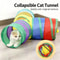 Collapsible Cat Tunnel Toy For Indoor Play And Exercise 0