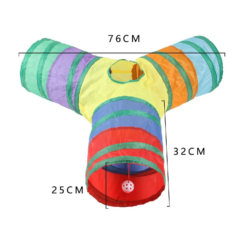 Collapsible Cat Tunnel Toy For Indoor Play And Exercise 10