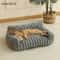 Cozy Stripe Cat Sofa Bed For Indoor Cats Small Pets 1