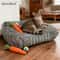 Cozy Stripe Cat Sofa Bed For Indoor Cats Small Pets 3