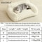Cozy Stripe Cat Sofa Bed For Indoor Cats Small Pets 5