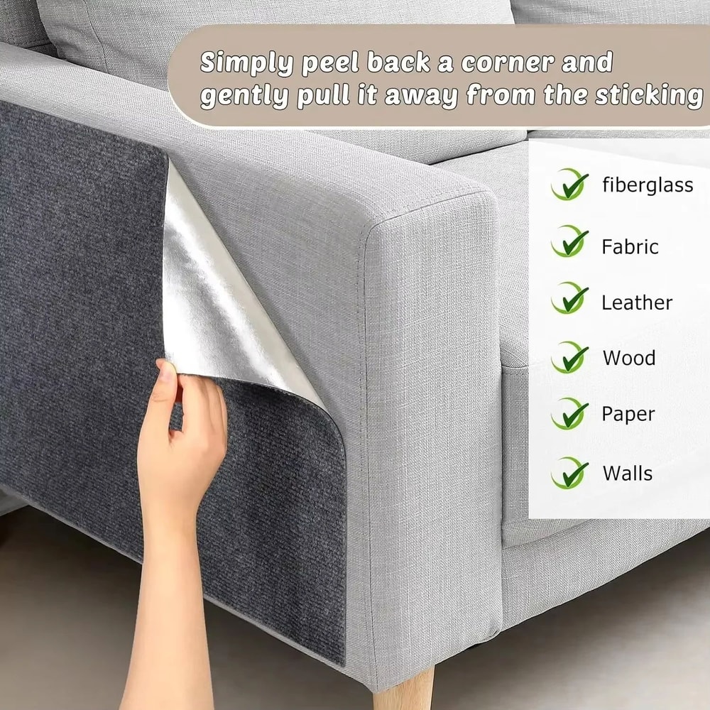 Cat Scratch Guard SelfAdhesive Furniture Protector Mat 2