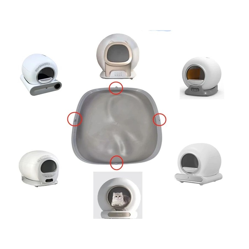 Silicone Bottom Capsule Pad For Automatic Cat Litter Boxes 1