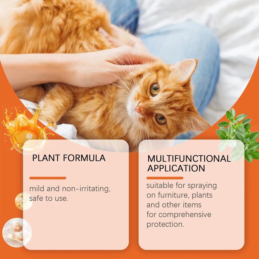 PawGuard Cat Scratch Deterrent Spray Natural Furniture Protector Spray For Cats Dogs AntiChew Tra 4