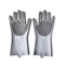 Silicone Pet Bathing Gloves For Dogs And Cats 8