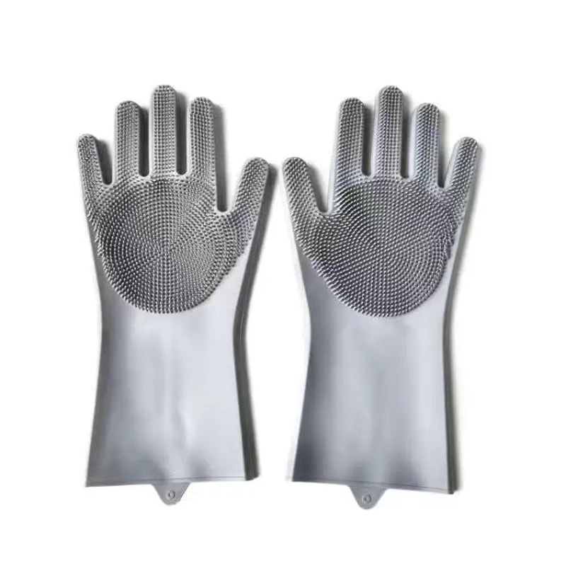 Silicone Pet Bathing Gloves For Dogs And Cats 8