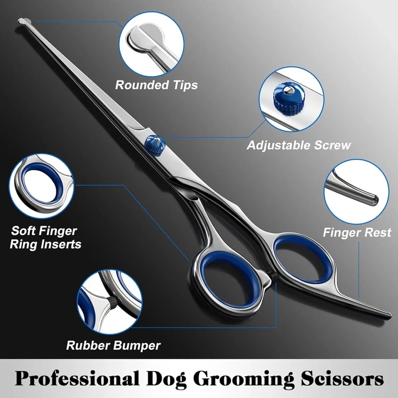Pro Groom 4in1 Pet Grooming Scissors Set For Dogs Cats 2