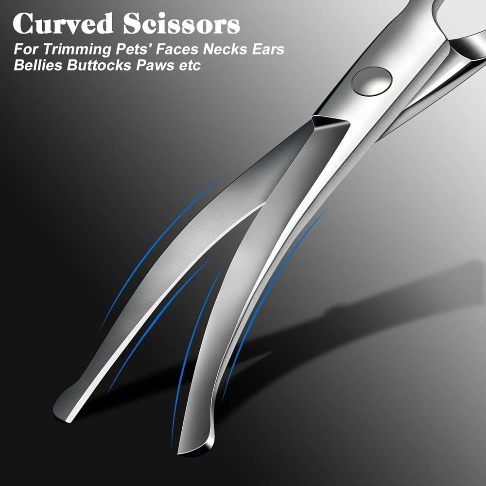 Pro Groom 4in1 Pet Grooming Scissors Set For Dogs Cats 3