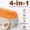 SteamGlow 3in1 Pet Grooming Spray Brush For Cats Dogs 0