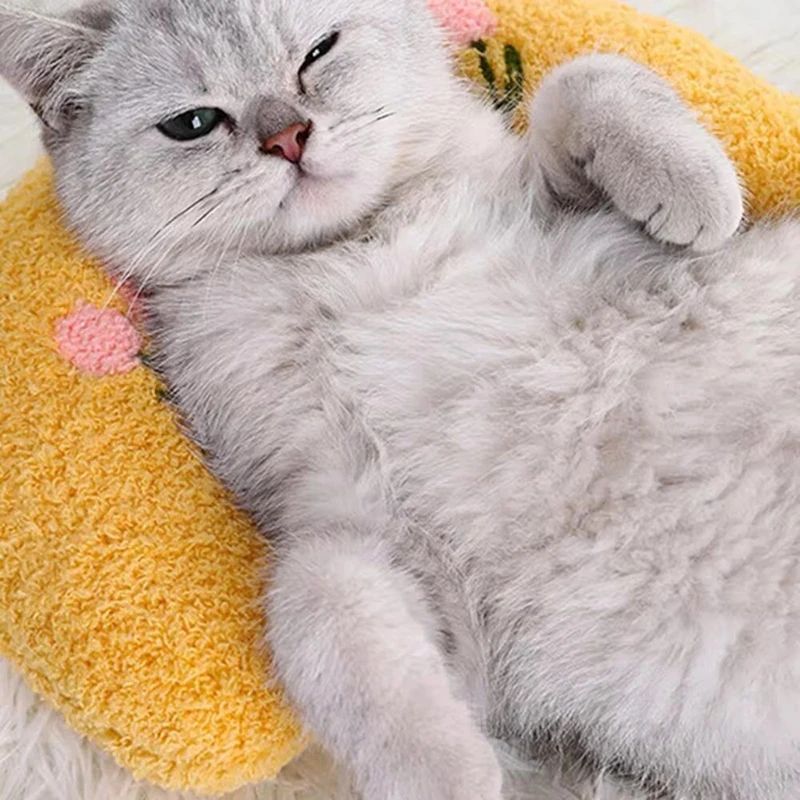 CozyCurl Fluffy Cat Calming Pillow For Cats Small Dogs 1