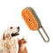 SteamGlow 3in1 Pet Grooming Brush For Dogs Cats 0