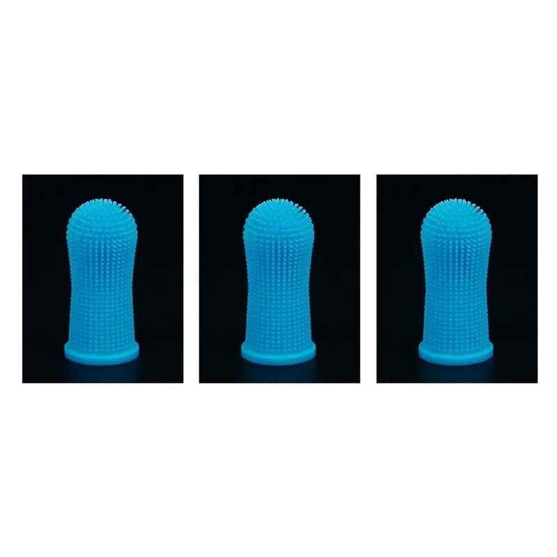 360 Silicone Pet Finger Toothbrush For Dogs Cats Dental Care 11