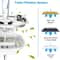 Square Cat Water Fountain Filters With Activated Carbon For Pet Drinking Fountains 3
