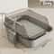 SplashGuard HighSided Cat Litter Box For Indoor Cats 5
