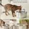 4L Wireless Cat Water Fountain With Sensor Stainless Steel Automatic Pet Water Dispenser EU Plug 1