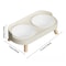 No Spill Pet Bowl With Elevated Double Feeder Stand 3