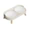 No Spill Pet Bowl With Elevated Double Feeder Stand 6