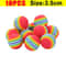 Rainbow Bounce Pet Toy Balls Soft EVA Interactive Cat Toys Dog Training Play Balls 6