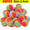 Rainbow Bounce Pet Toy Balls Soft EVA Interactive Cat Toys Dog Training Play Balls 7