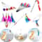 5Pack Cat Feather Wand Toys For Interactive Kitten Play 4