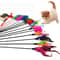 5Pack Cat Feather Wand Toys For Interactive Kitten Play 5