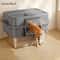XL Stainless Steel Cat Litter Box With Enclosed OdorControl Design For Large Cats MultiCat Homes 0