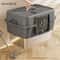 XL Stainless Steel Cat Litter Box With Enclosed OdorControl Design For Large Cats MultiCat Homes 4