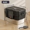 XL Stainless Steel Cat Litter Box With Enclosed OdorControl Design For Large Cats MultiCat Homes 7