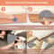 SelfAdhesive Cat Scratch Mat Couch Wall Protector 4