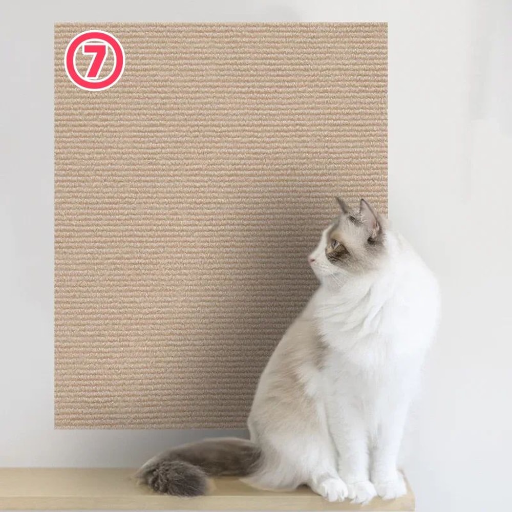 SelfAdhesive Cat Scratch Mat Couch Wall Protector 5