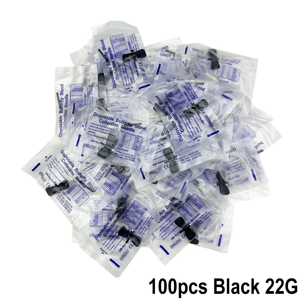 Disposable Butterfly Blood Collection Needles For Pets Double Wing Animal Care Needles 11