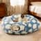 CozyPlay Cat Tunnel Bed With Ball Toy And Washable Cave Design 0