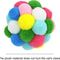 Sparkle Bell Pom Pom Cat Toy Balls Set For Indoor Cats Kittens 4