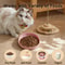 WhiskerEase Silicone Cat Feeding Plates Set 2