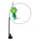 Interactive Bird Feather Wand Cat Toy With Suction Cup And Bell Teaser 6