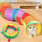 Rainbow Collapsible Cat Tunnel For Indoor Cats 1