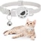 Reflective Breakaway AirTag Pet Collar With Secure Holder Bell 6