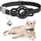 Reflective Breakaway AirTag Pet Collar With Secure Holder Bell 7