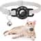 Reflective Breakaway AirTag Pet Collar With Secure Holder Bell 8